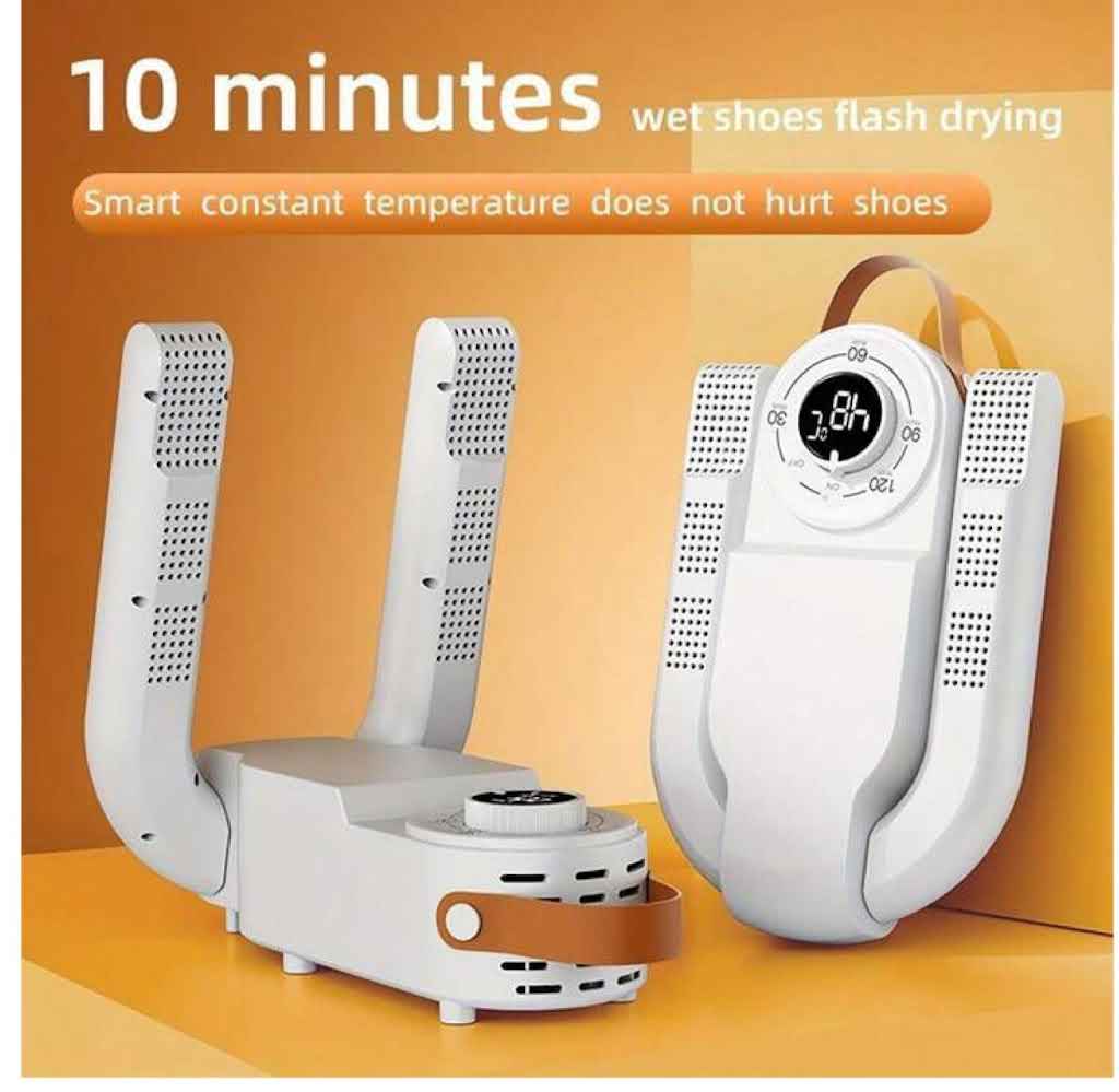 Airleer Electric Shoe Dryer & Warmer with UV Sterilization | PTC Heating, 48°C Fast Drying, Intelligent Timer