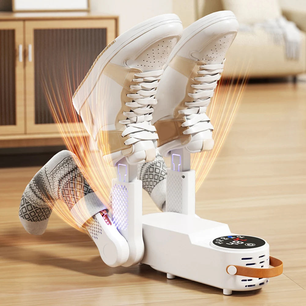 Airleer Electric Shoe Dryer & Warmer with UV Sterilization | PTC Heating, 48°C Fast Drying, Intelligent Timer